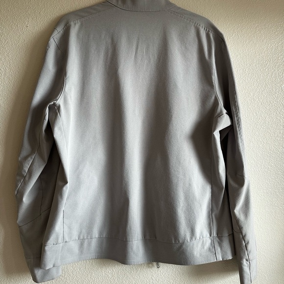 Lululemon Jacket Airing Easy Bomber Mens Small M Gray Full Zip Swift Mesh - Picture 3 of 9
